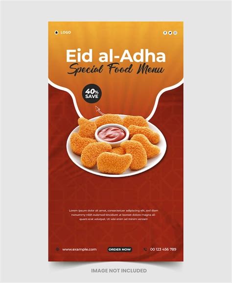 Premium Vector Eid Al Adha Muslim Festival Special Food Menu Sale