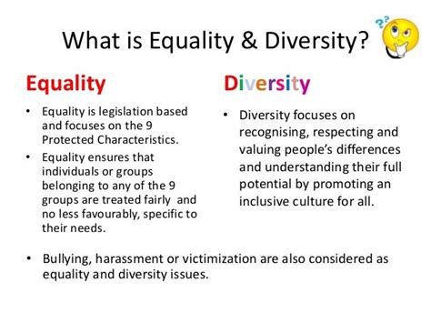 Equality And Diversity In The Curriculum