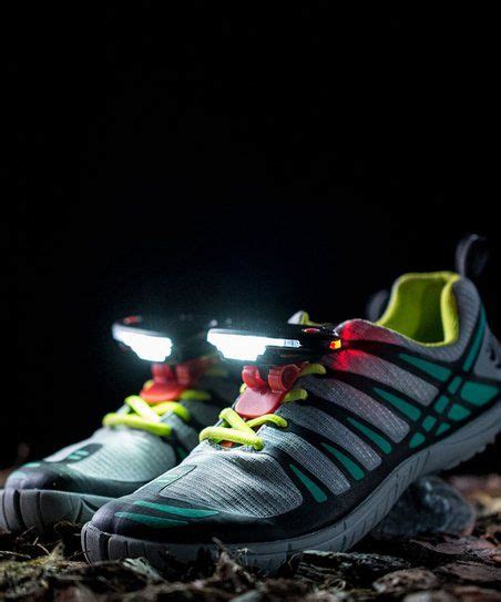 Night Tech Gear Black And Red Night Runner Shoe Light Set Runners Shoes