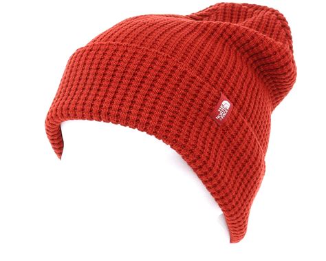 Waffle Caldera Red Beanie The North Face Beanies