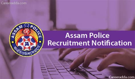 Assam Police Recruitment Notification Apply Online Career Adda