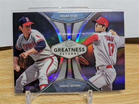 Topps Chrome Shohei Ohtani Nolan Ryan Refractor Greatness