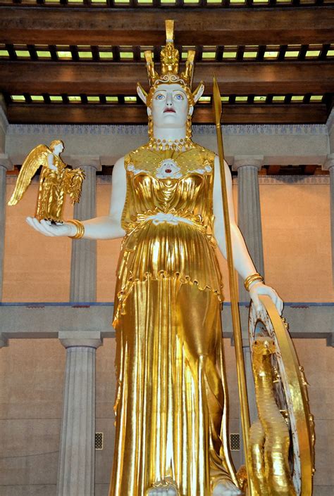 Athena Parthenos Inside Parthenon In Nashville Tennessee Encircle Photos