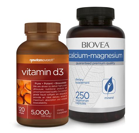 Maybe you would like to learn more about one of these? Calcium Magnesium & Vitamin D | BIOVEA Supplements