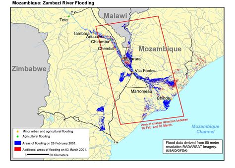Map Of The Zambezi River World Map