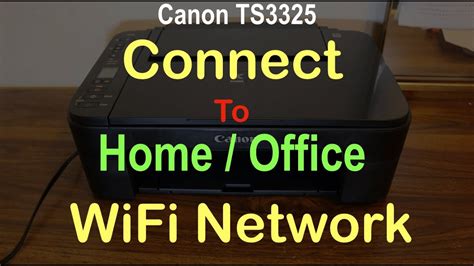 How To Connect Canon Ts3325 To Wifi Network Of Your Home Or Office