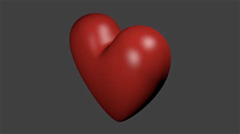 A Heart For Your Projects Blender 3d Model
