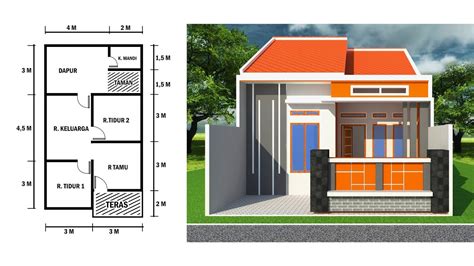 Desain rumah sederhana tentu juga bisa di maknai sebagai bangunan dengan biaya yang lebih murah, hal ini bukan tanpa alasan. DESAIN RUMAH MINIMALIS - UKURAN 6 x 11 LENGKAP DENGAN ...