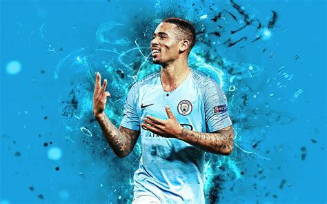 Download Manchester City Fc Brazilian Soccer Gabriel Jesus Sports Hd