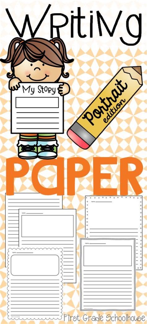 For the more skillful scribe, here's blank lined writing paper without the center guidelines. Writing Paper Portrait Edition | Second grade writing ...