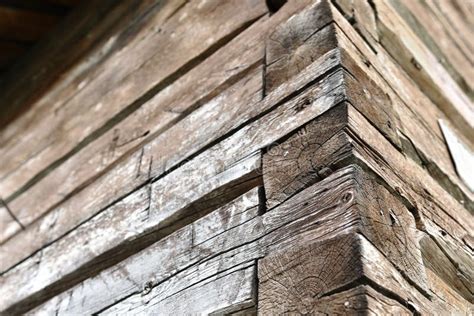 Dovetail Log Cabin Joint Stock Image Image Of Pattern 74460855