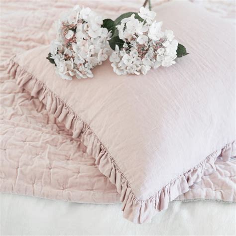 Nude Pink Velvet Quilted Bedspread Soft Pink Velvet Throw