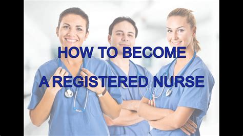 How To Become A Registered Nurse Youtube