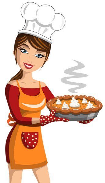 Mujer Sonriente Cocinera Mostrando Pastel De Calabaza De Acci N De Gracias Aislado Ilustraci N