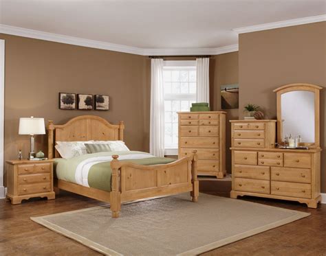 The Vaughan Bassett Farmhouse Washed Pine Bedroom Suite At Miller