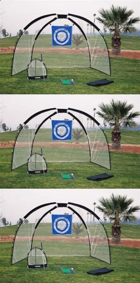 Golf Net Nets Cages And Mats 50876 3 In 1 Golf Practice Set Mat