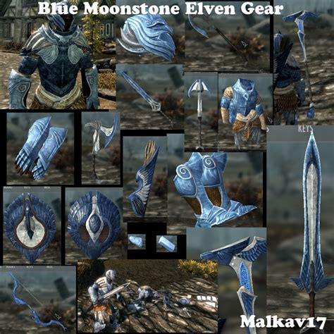 M17 Blue Moonstone Elven Gear At Skyrim Nexus Mods And Community