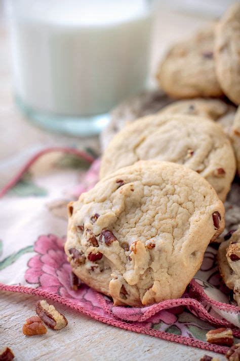 I dipped my glass bottom in sugar instead of flour. Butter Pecan Cake Mix Cookies-These cookies are made easy ...