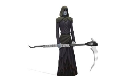 Mod The Sims Grim Reapers Scythe As An Acessory By Leomorg • Sims 4