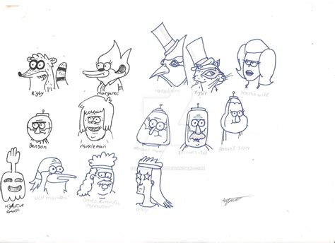 Regular Show Characters 2 By Zacky Bullet On Deviantart