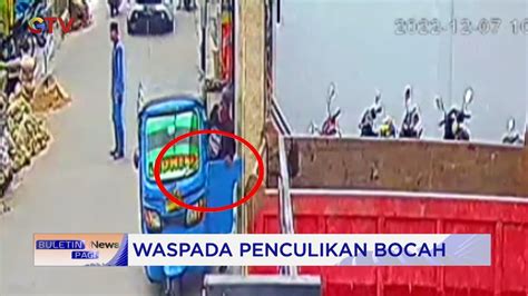 Detik Detik Penculikan Anak Di Kemayoran Terekam Kamera CCTV