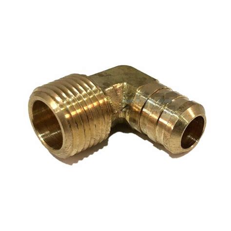 90 Degree Heater Hose Fitting Elbow Barb 58 To 12 Male Npt Mnpt Ebay