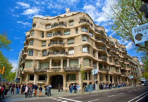 Casa MilÃ Gaudi Antoni Gaudi Stone Facade