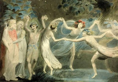 Oberon Titania And Puck With Fairies Dancing 1786 A Midsummer