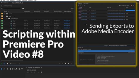 Open up adobe media encoder on your computer. Sending Exports to Adobe Media Encoder - YouTube