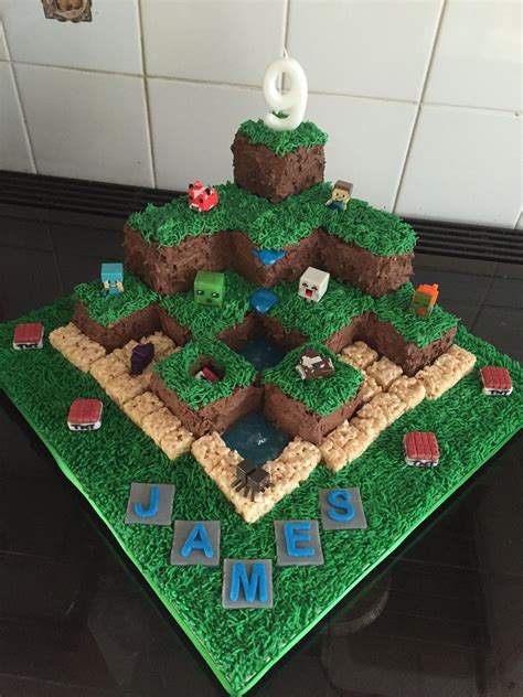 Diy Easy Minecraft Cake Do It Yourself