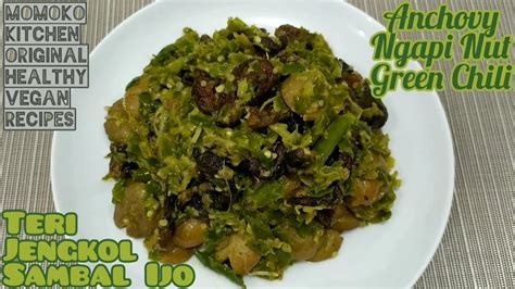Lihat juga resep sambal teri kacang pedas. Teri Jengkol Sambal Hijau | Anchovy Ngapi Nut Green Chili - YouTube
