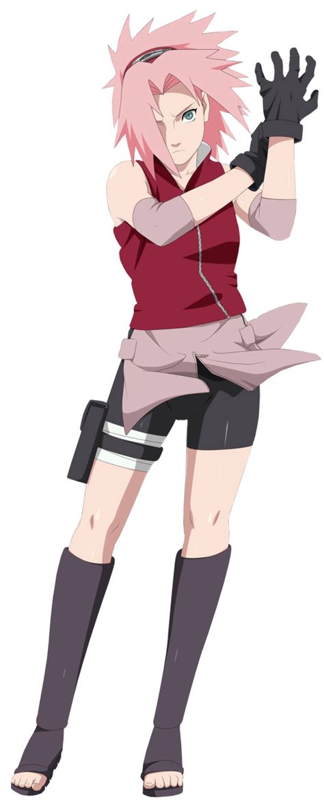 Haruno Sakura Render By Kangaroogi On Deviantart Meninas Naruto Anime Anime Naruto