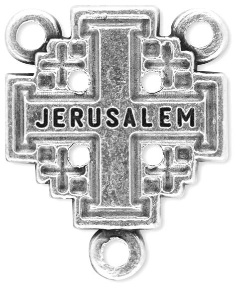 Buy Jerusalem Cross Rosary Center Piece 58in Ts Catholic