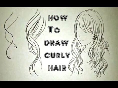 But weather is realistic or japanese cartoon way, it always starts with 2 steps How to Draw Curly Hair - YouTube