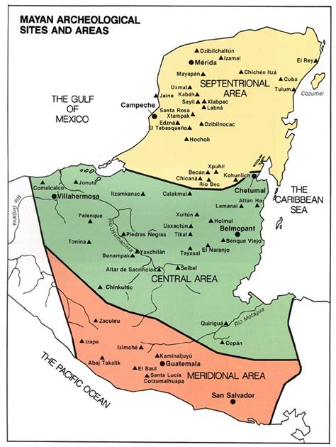 Maya Maps Mayan Cities Mayan Culture Mexico History