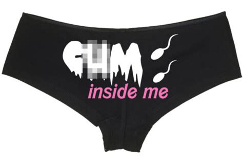cum inside me knickers cute sexy naughty ladies underwear womens panties ebay