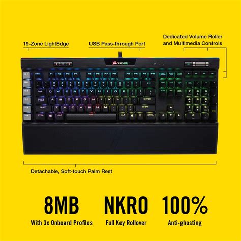 Corsair K95 Rgb Platinum Mechanical Gaming Keyboard 6x Programmable