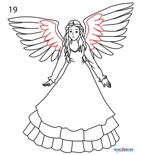 How To Draw An Angel Girl Angel Girl Step By Step
