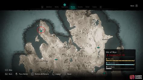 Treasure Hoard Maps Artifacts Isle Of Skye Dlc Assassin S Creed