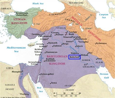 Babylonian Empire Ancient Maps Historical Maps History Geography