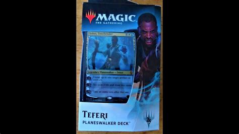 Magic The Gathering Teferi Planeswalker Deck Opening Youtube