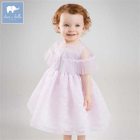 Dave Bella Princess Baby Girl Dress Kids Sleeveless Party Wedding Gown