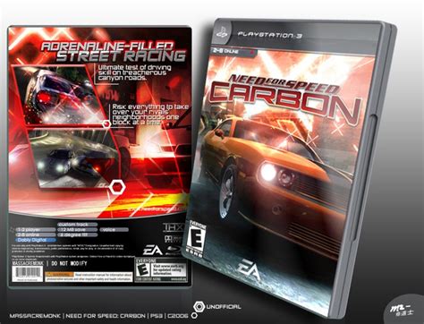 Need For Speed Carbon Playstation 3 Box Art Cover By Massacremonk