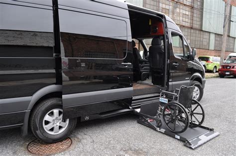 Handicapped Accessible Luxury Mercedes Sprinter Van Mandv Limousines