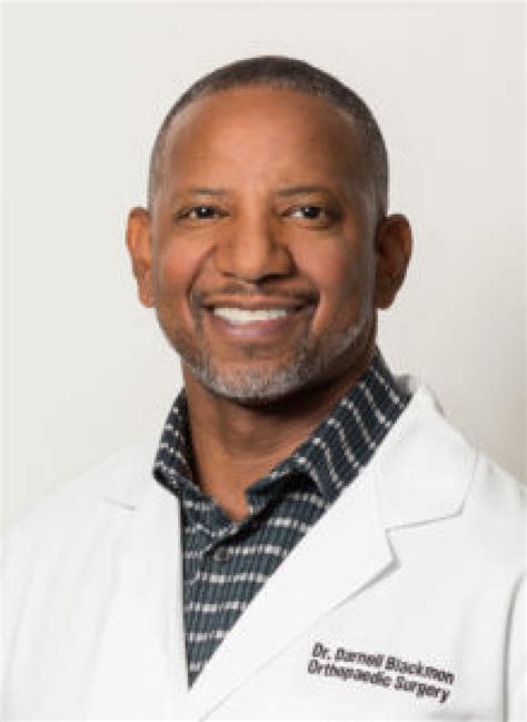 Midrespected Orthopedist Surgeon Darnell E Blackmon Serves Patients In