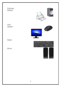 Parts of computer by Deepika Subnani | Teachers Pay Teachers