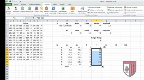 Tabla De Frecuencias En Excel Para Datos Agrupados Youtube HOT SEXY GIRL