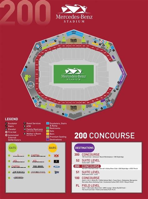 Mercedes Benz Stadium Atlanta Georgia Seating Chart