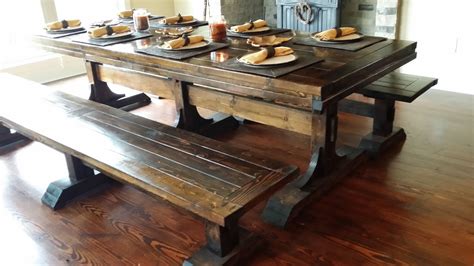 Plank bench in 2018 projects pinterest wooden dining bench. Real Wood Dining Table Review - HomesFeed
