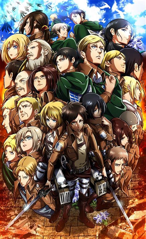 Attack On Titan Characters Wallpapers Top Free Attack On Titan